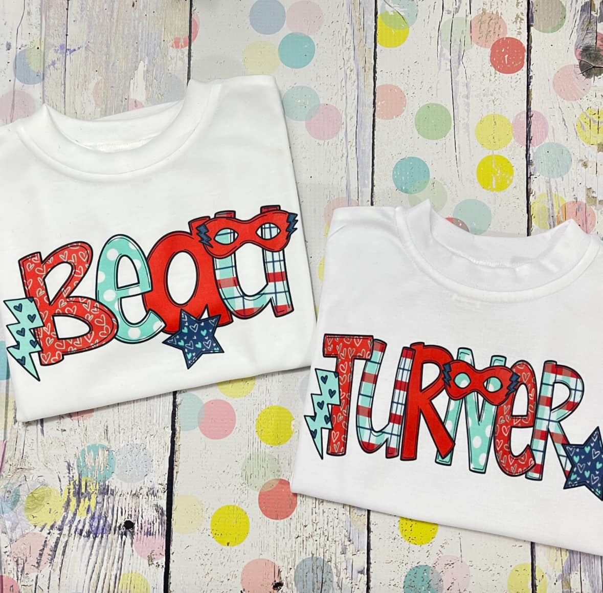 Valentines Day Name Shirt Short Sleeve