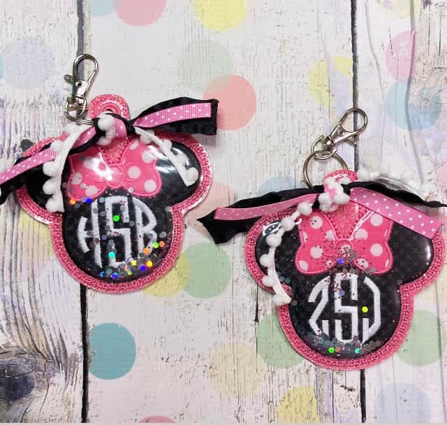 Glitter Bag Tag