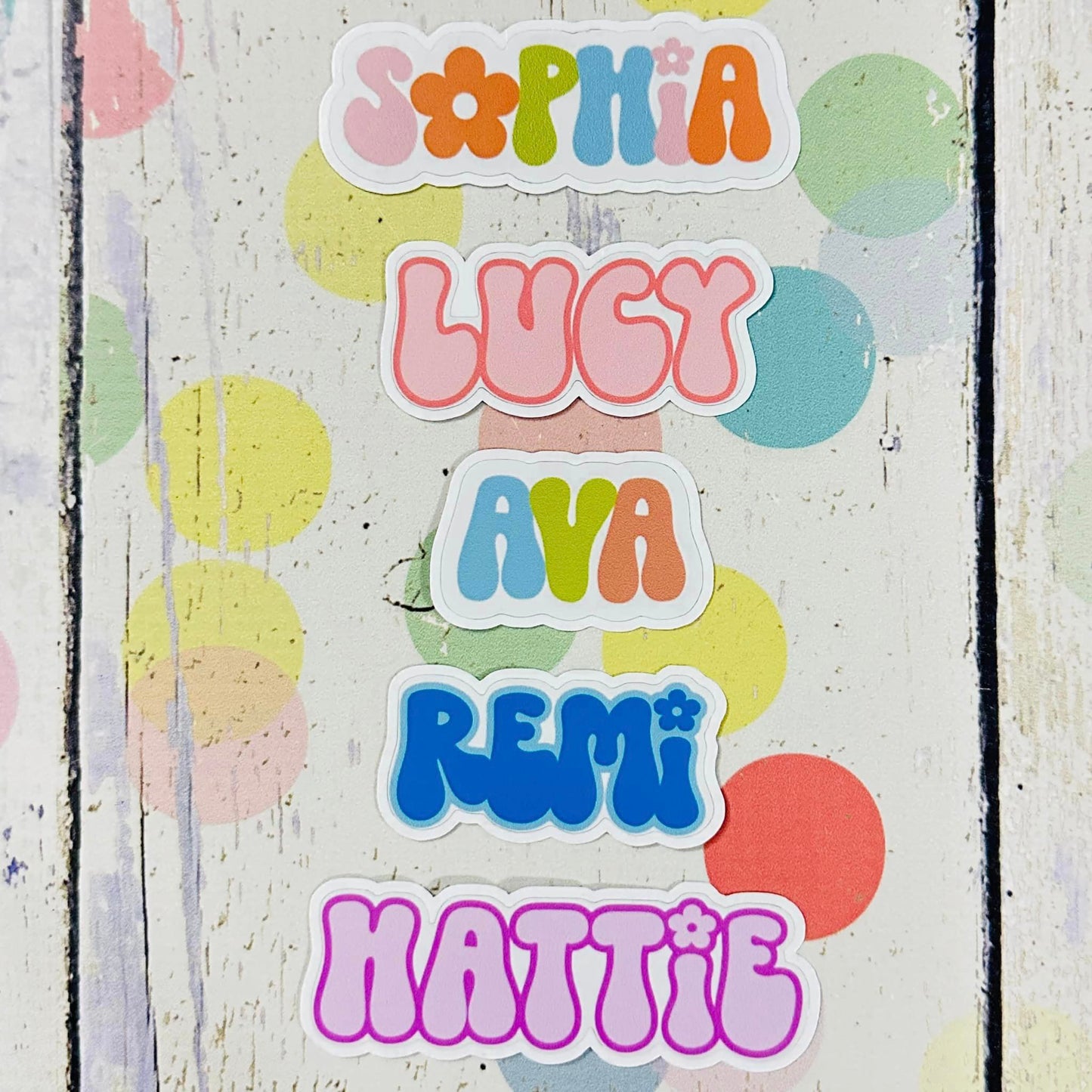 Personalized Name Stickers