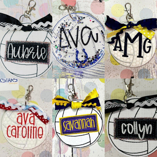 Volleyball Bag Tag