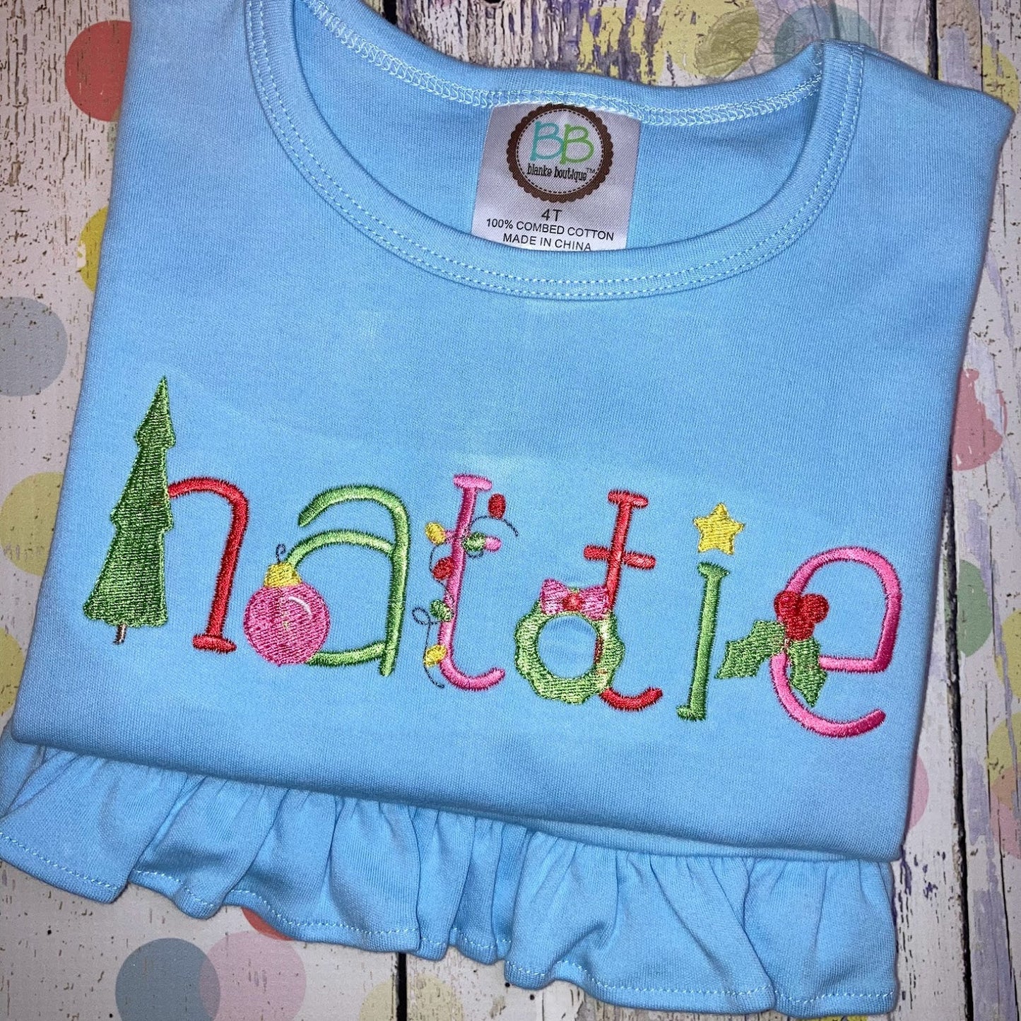 Christmas Name Shirt or Dress