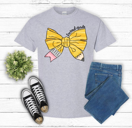Pencil Bow Shirt - Youth