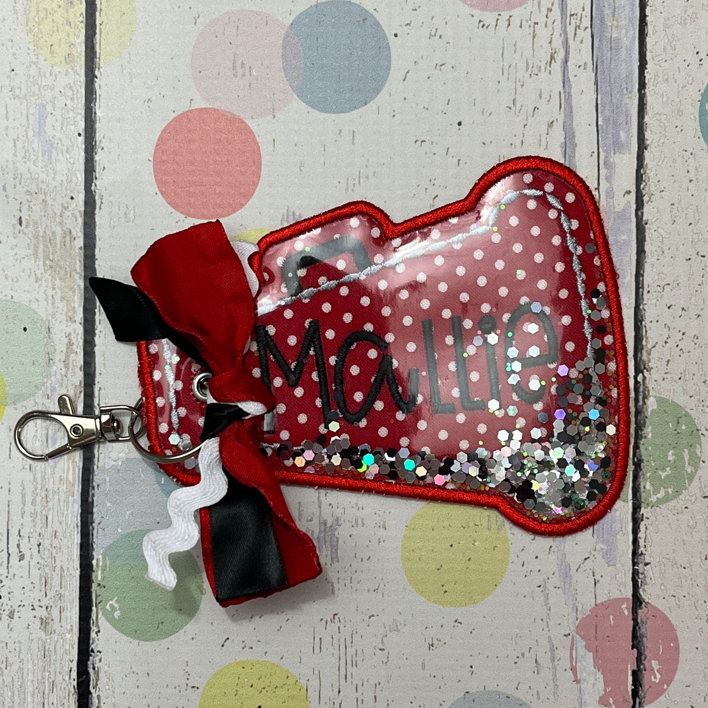 Glitter Bag Tag