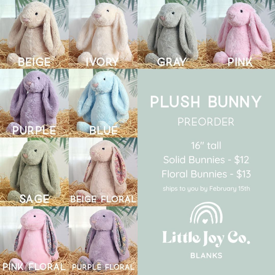 Personalized Bunny - Preorder